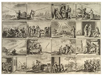 Die Abraham-Geschichte (in voller Blattform). Zustand 3
